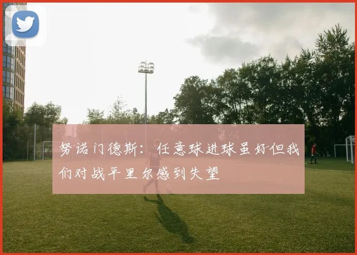 努诺门德斯：任意球进球虽好但我们对战平里尔感到失望